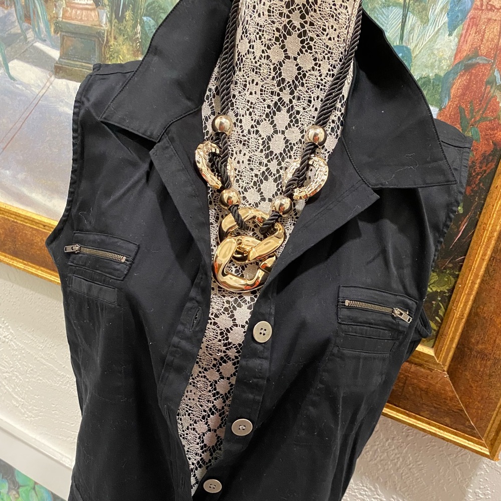 Chicos size 2 Vest Top Medium- Large